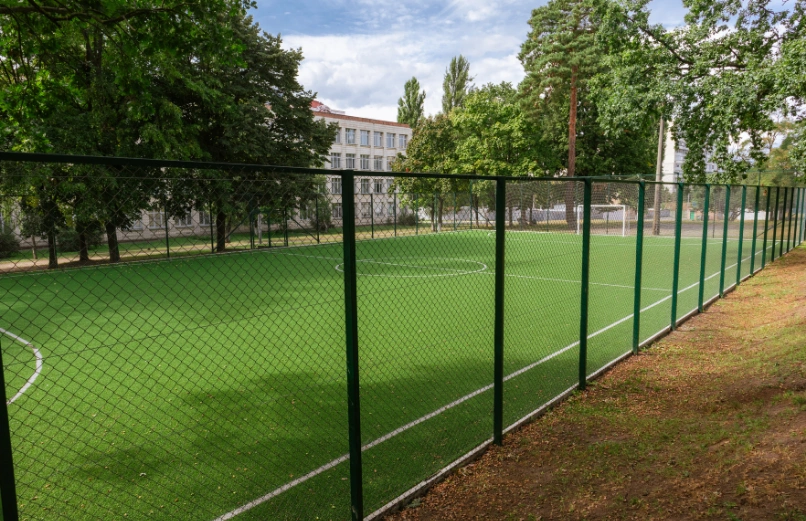 Artificial playground turf installed at a residential backyard in Dallas